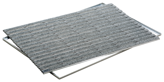 ACO Self® Vario Matte Rips Grau für Schuhabstreifer Indoor