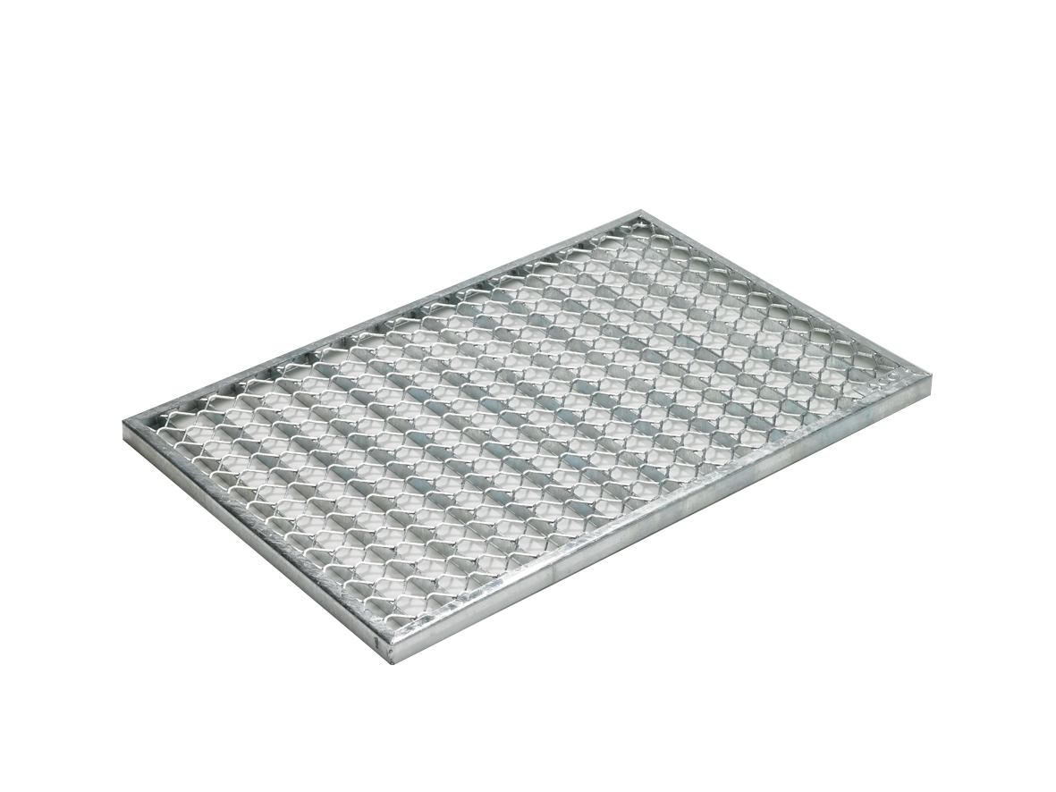 ACO Self® Vario Streckmetallrost 60/40  für Schuhabstreifer Outdoor Stahl verzinkt