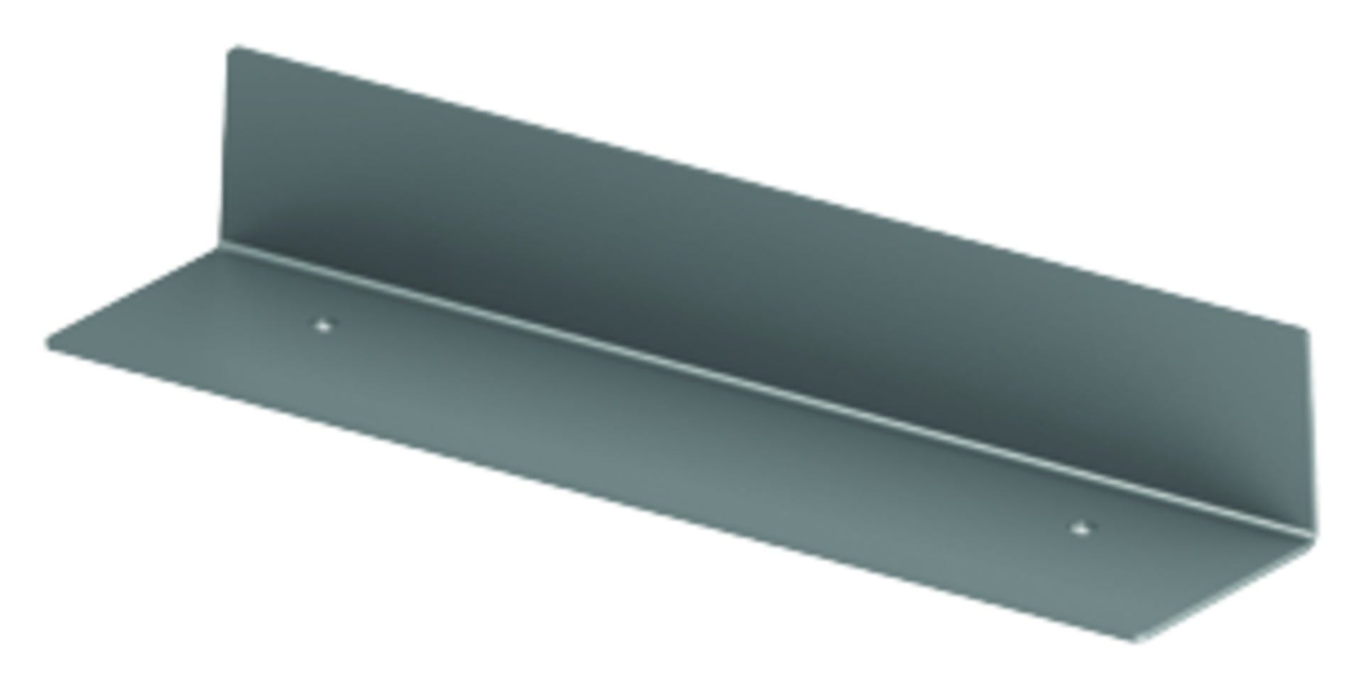 ACO Profiline 2.0 Stirnwand für Holzterrassenrinne Stahl verzinkt für Fassadenentwässerung