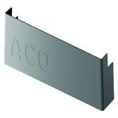 ACO Profiline 2.0 Stirnwand für fixe Bauhöhe Stahl verzinkt für Fassadenentwässerung