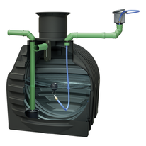 ACO Rain4me Komplettset Garten Basic Zisterne für Regenwassernutzung  unterirdisch