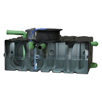 ACO Rain4me Komplettset Garten Basic Flachtank 2000 l für Regenwassernutzung