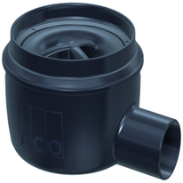 ACO Easyflow Ablaufkörper Standard mit waagerechtem Ablauf als Kellerablauf