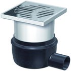 ACO Easyflow Bodenablauf komplett mit waagerechtem Ablauf als Kellerablauf