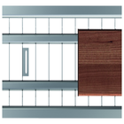ACO Self® Doppelschlitzrost für Aufnahme Holz Edelstahl für Linienentwässerung