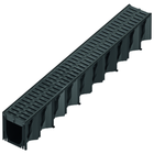 ACO Self® Hexaline 2.0 Entwässerungsrinne mit Microgrip Rost für Linienentwässerung aus Kunststoff Länge 1000 mm