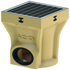 ACO Self® Europoint Punktablauf mit Maschenrost Stahl verzinkt für Punktentwässerung