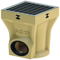 ACO Self® Europoint Punktablauf mit Maschenrost Stahl verzinkt für Punktentwässerung