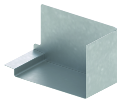 ACO Profiline Free Stirnwand Stahl verzinkt für Fassadenentwässerung