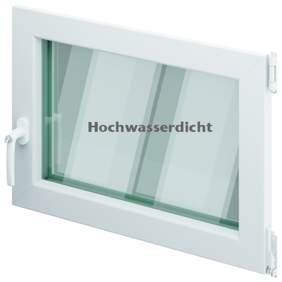 ACO Therm® 3.0 Dreh/Kipp Fenstereinsatz hochwasserdicht für Kellerfenster 3-fach WSG mit VSG