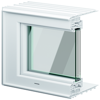 ACO Therm® 3.0 Leibungskellerfenster einbruchhemmend für Keller mit 3-fach WSG