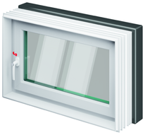 ACO Therm® 3.0 Leibungskellerfenster HDW-S plus Sanierung Hochwasserdicht für Keller mit 3-fach WSG