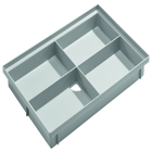 ACO Self® Vario Bodenwanne für Schuhabstreifer Kunststoff Outdoor 600x400 mm