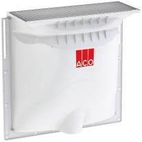 ACO Therm® Kunststofflichtschacht Set 400 mm Tiefe mit Maschenrost 30/30 begehbar 1,5 kN