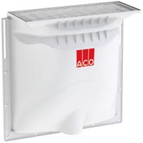 ACO Therm® Kunststofflichtschacht Set 400 mm Tiefe mit Streckmetallrost begehbar 1,5 kN