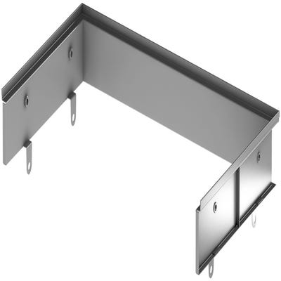ACO Stahlaufsatz für Betonlichtschächte mit Tiefe 1000 mm