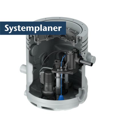 SYSTEMPLANER | ACO Muli Flex Hebeanlage für Grauwasser Überflur