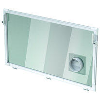 ACO Therm® 3.0 insats med tilluft för tiltbara källarfönster med härdat glas